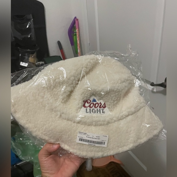 Coors Light Fleece Winter Promo Bucket Hat - Picture 1 of 1